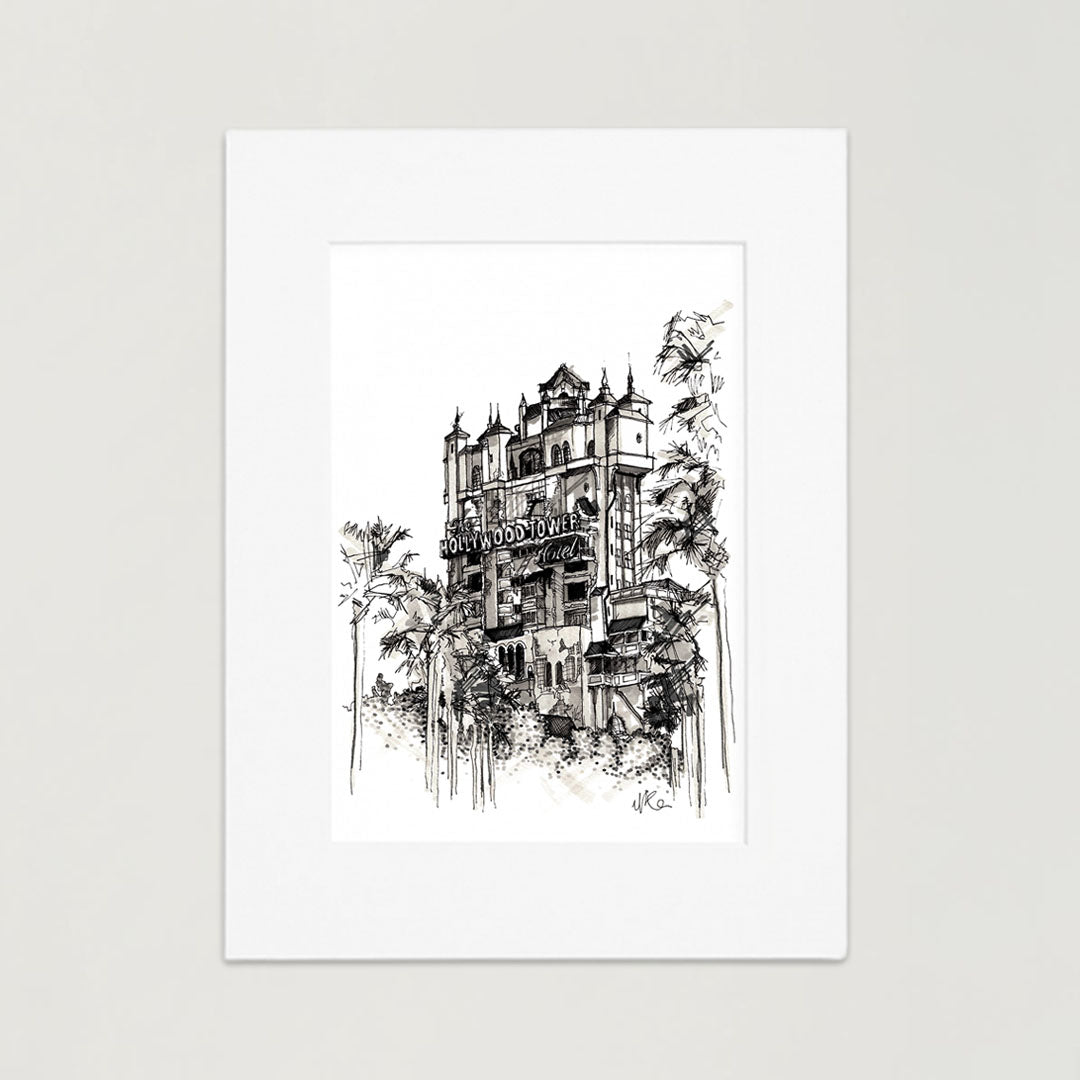 The Twilight Zone Tower of Terror | Hand-Drawn Print