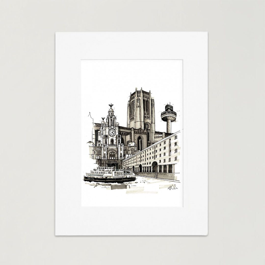 City of Liverpool | Hand-Drawn Print