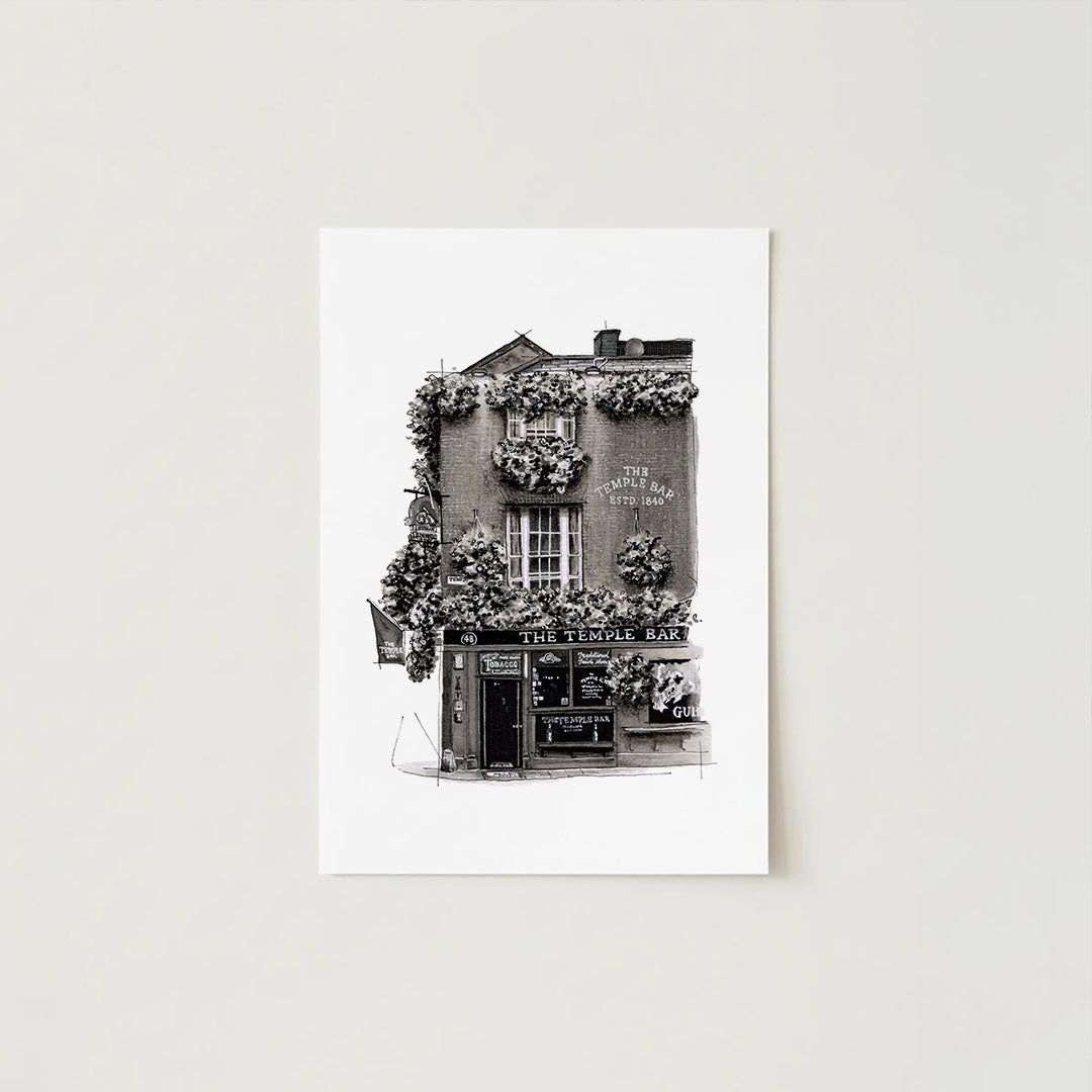 Temple Bar | Hand-Drawn Print