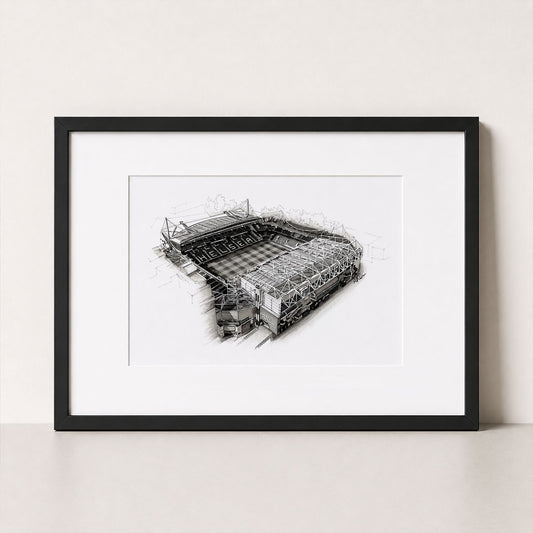 Stamford Bridge Stadium | Hand-Drawn Print