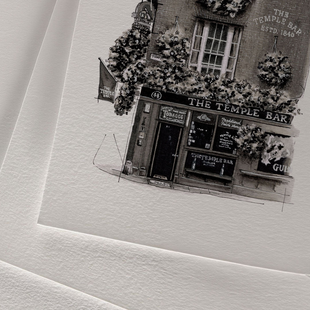 Temple Bar | Hand-Drawn Print