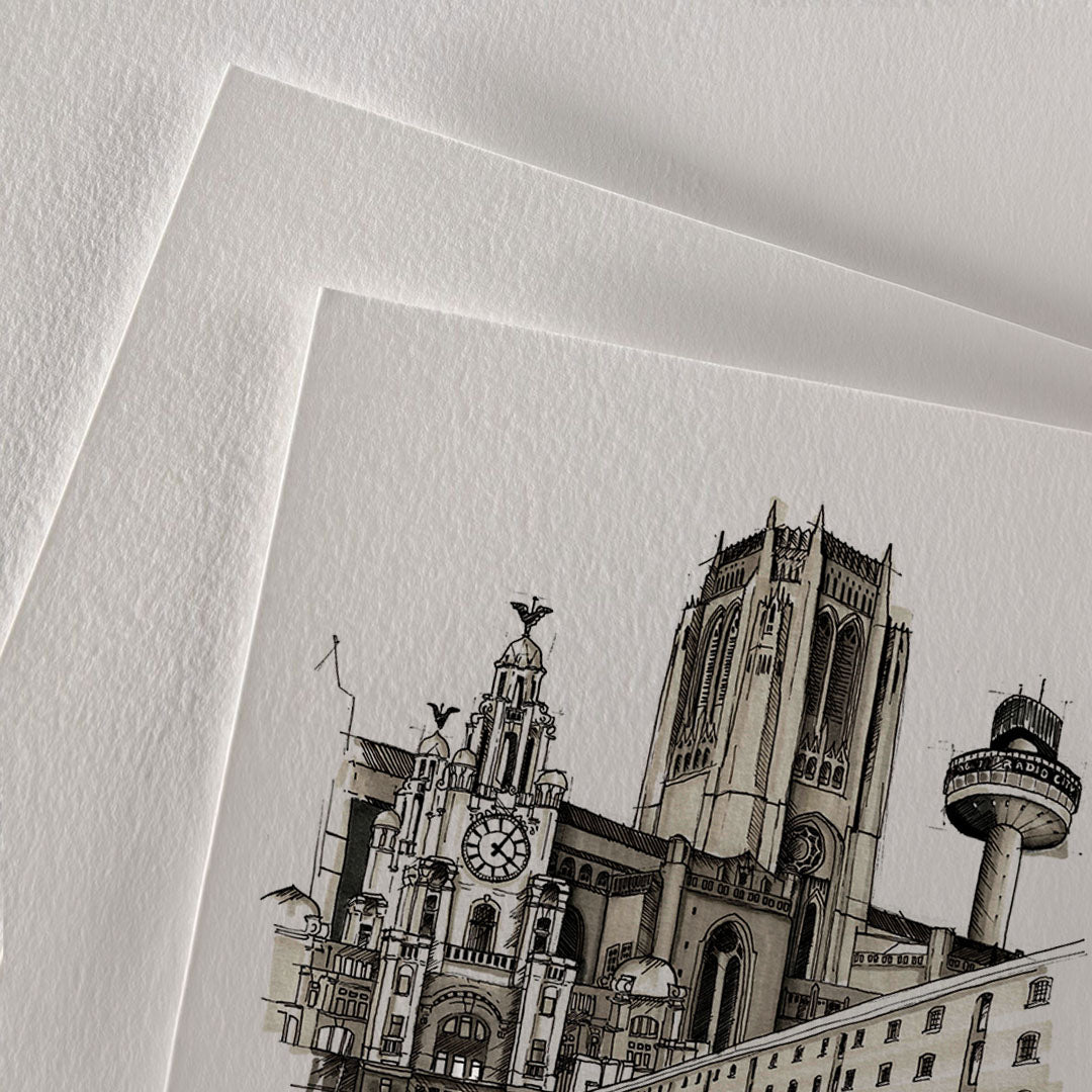 City of Liverpool | Hand-Drawn Print