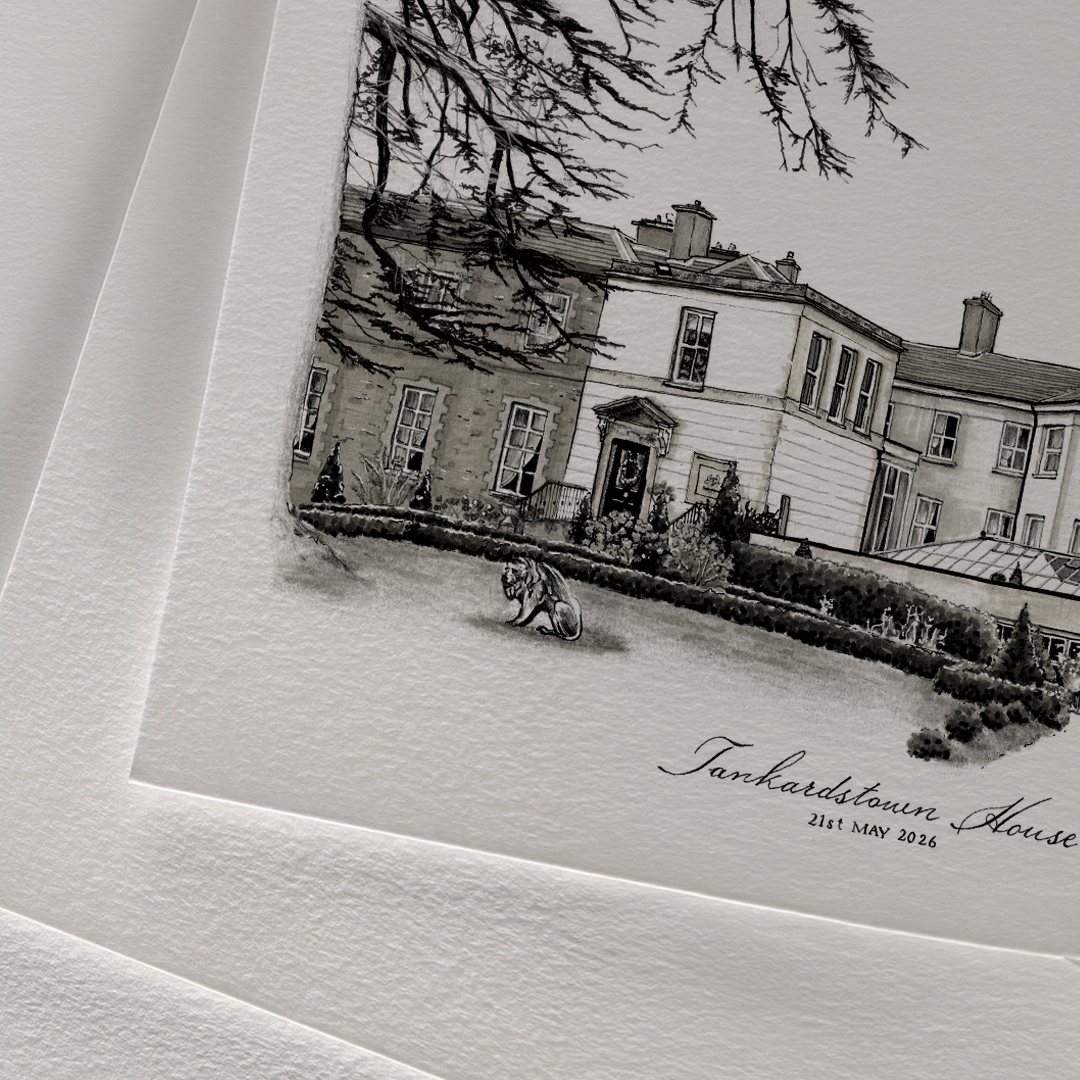 Tankardstown House, Co. Meath | Hand-Drawn Print
